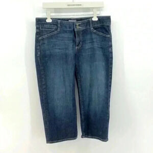 GAP  CURVY FLARE DENIM CAPRI